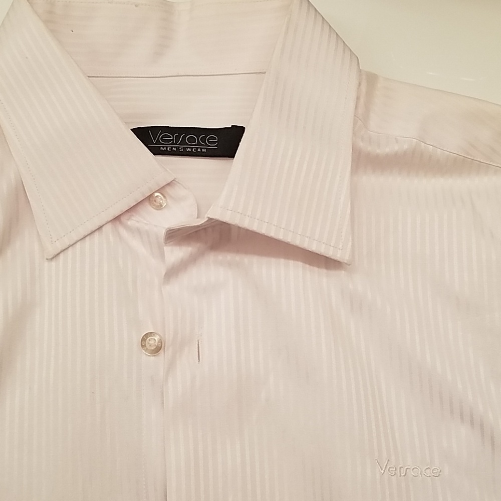 Versace Mens White Dress shirt